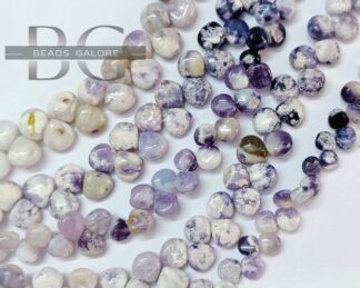 Tiffany Opal Smooth Heart shape beads , Tiffany Opal Gemstone Beads 8 inches Strand, Hearts beads, jewelry supplies.