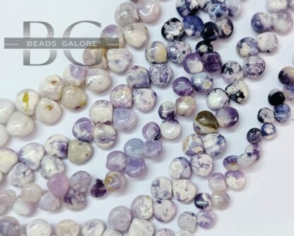 Tiffany Opal Smooth Heart shape beads , Tiffany Opal Gemstone Beads 8 inches Strand, Hearts beads, jewelry supplies.