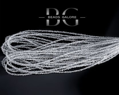 Herkimer Diamond Quartz Beads, AA+ Quality Super Clear Herkimer Diamond 16inch Strand, Jewelry Supplies
