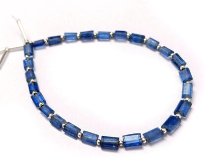Natural Kyanite Rectangle Shape Beads,Kyanite Crystal, Blue Kyanite, Natural Kyanite Gemstone Beads for jewelry making, Kyanite Minerals