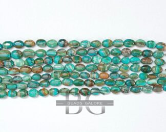 Peru Opal Tumble Beads, Peruvian Opal, Smooth Andean Opal Gemstone Beads ,Andean Opal Nuggets beads, jewelry supplies  8.5 inches Strand